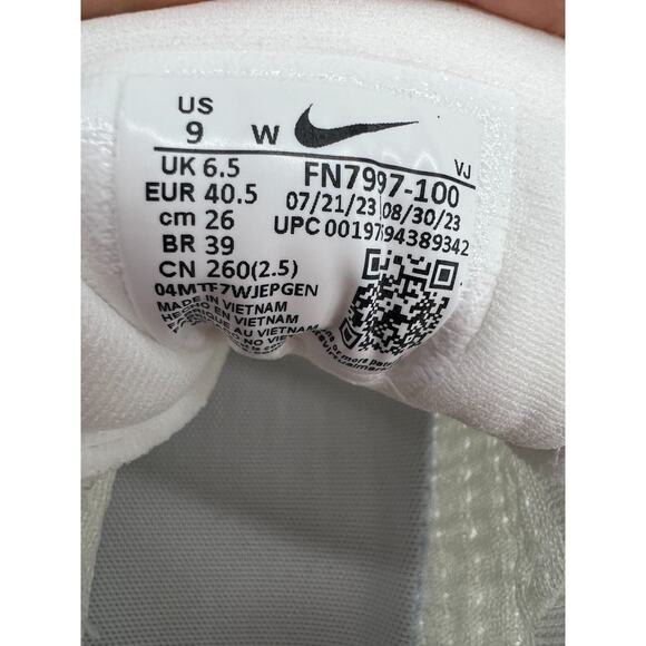 Nike ZoomX Invincible 3 White FN7997-100 Women's Shoes Size 9 Wide, - Picture 3 of 12